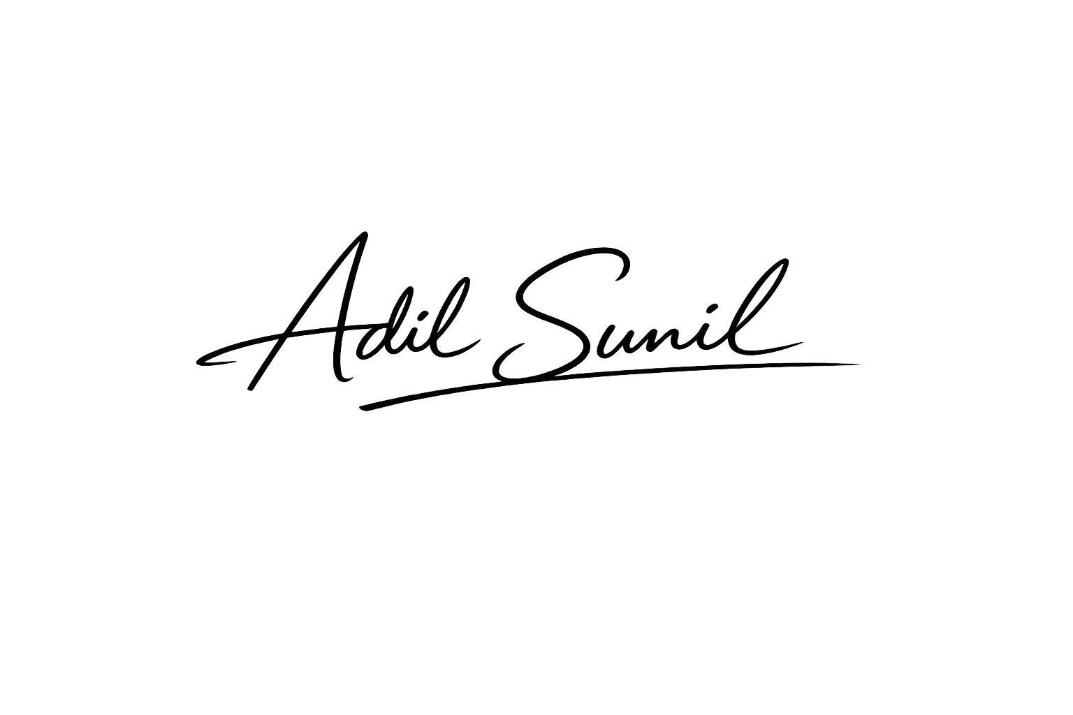 Adil Sunil signature